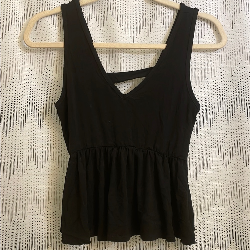 Black Sleeveless Top